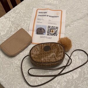 Fendi Zucchino Mini Coated Canvas bag